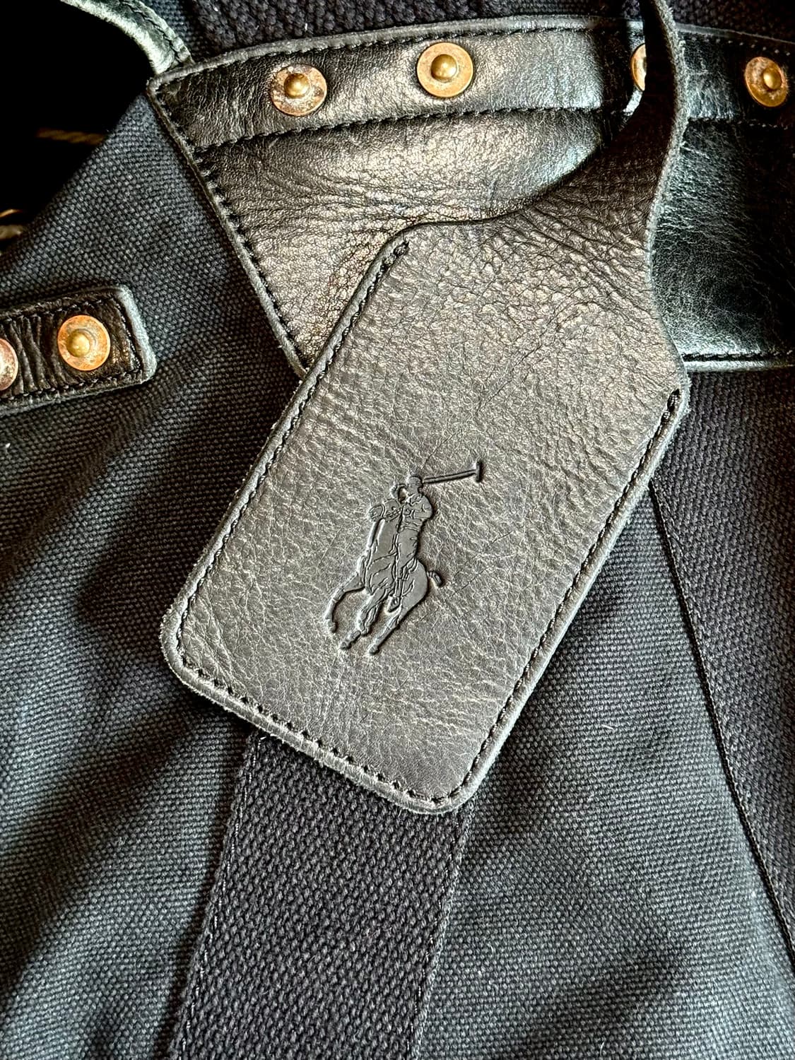 폴로 캔버스 레더 럭색 백팩 상품이미지6