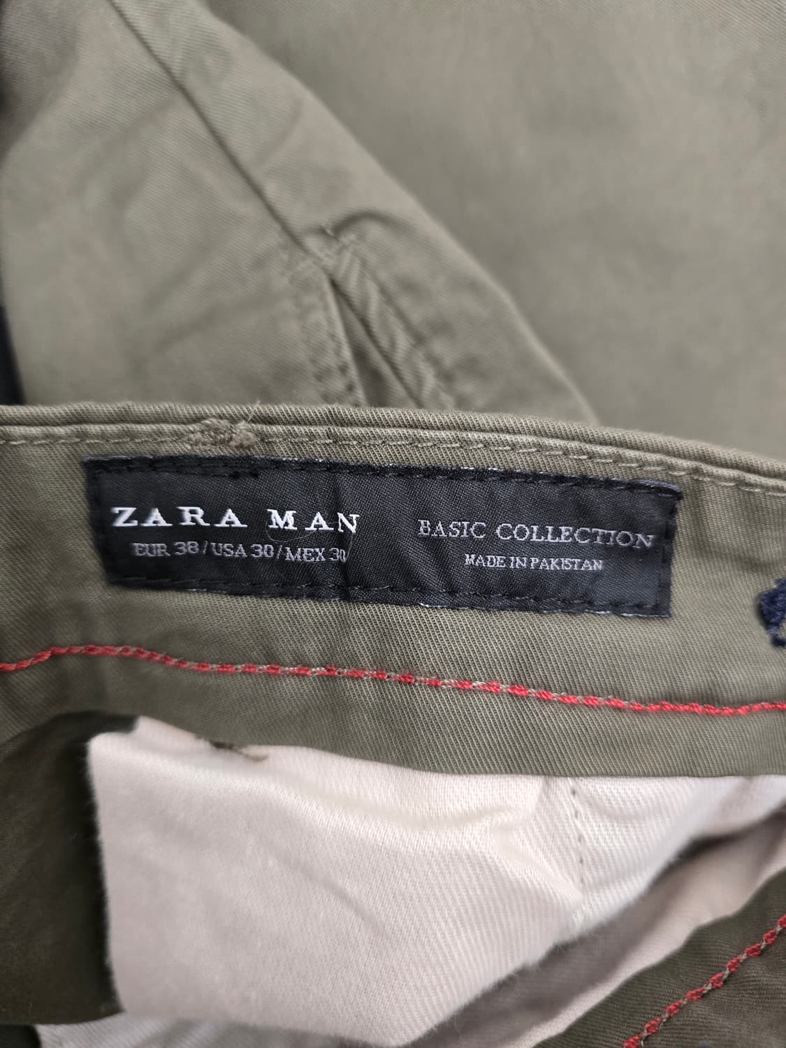 자라맨 새상품 남자 면바지. 
싸이즈30 상품이미지6