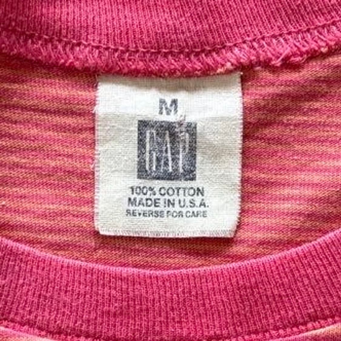 USA 90s old gap border pocket tee 상품이미지2