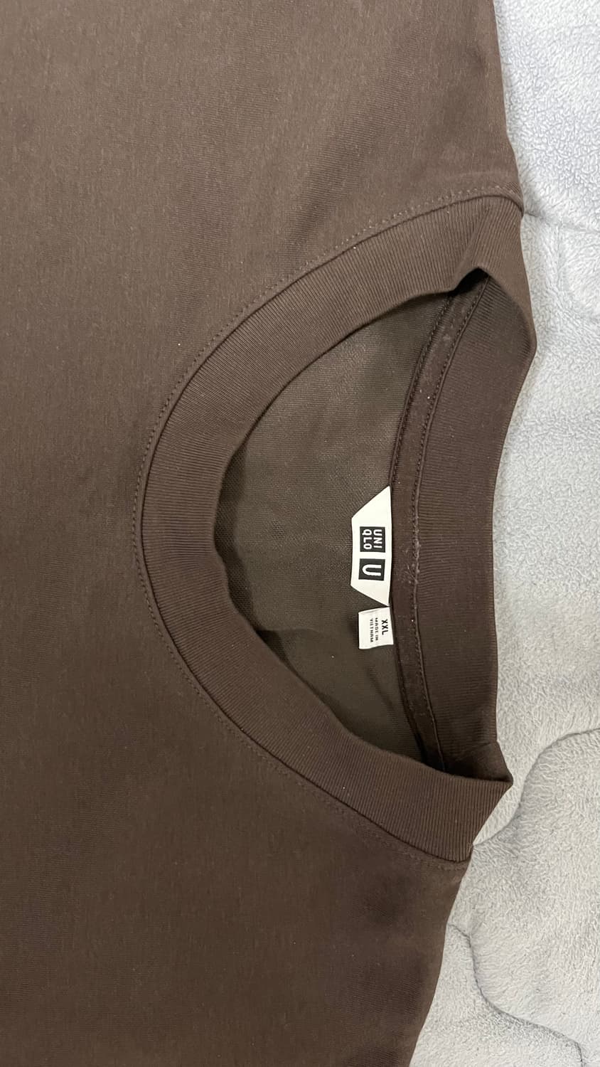 유니클로 에어리즘 코튼 크루넥 롱슬리브 긴팔티 상품이미지2