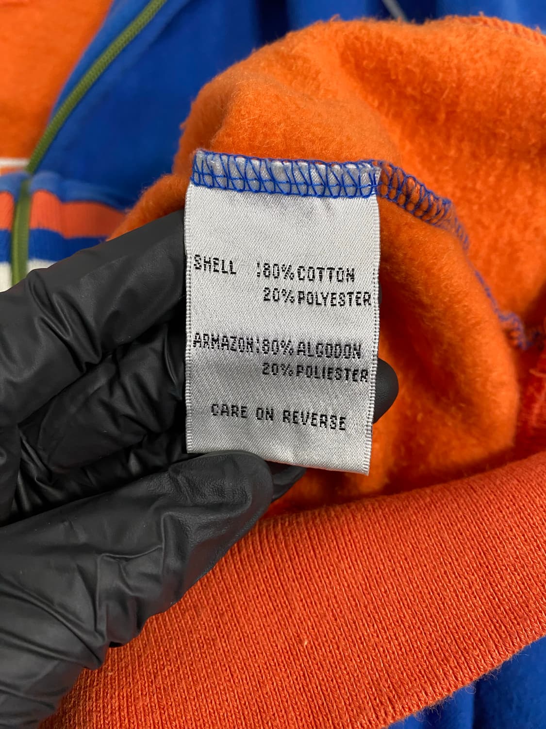 NBA 하드우드 클래식 뉴욕 닉스 면 집업 자켓 XXL 상품이미지4