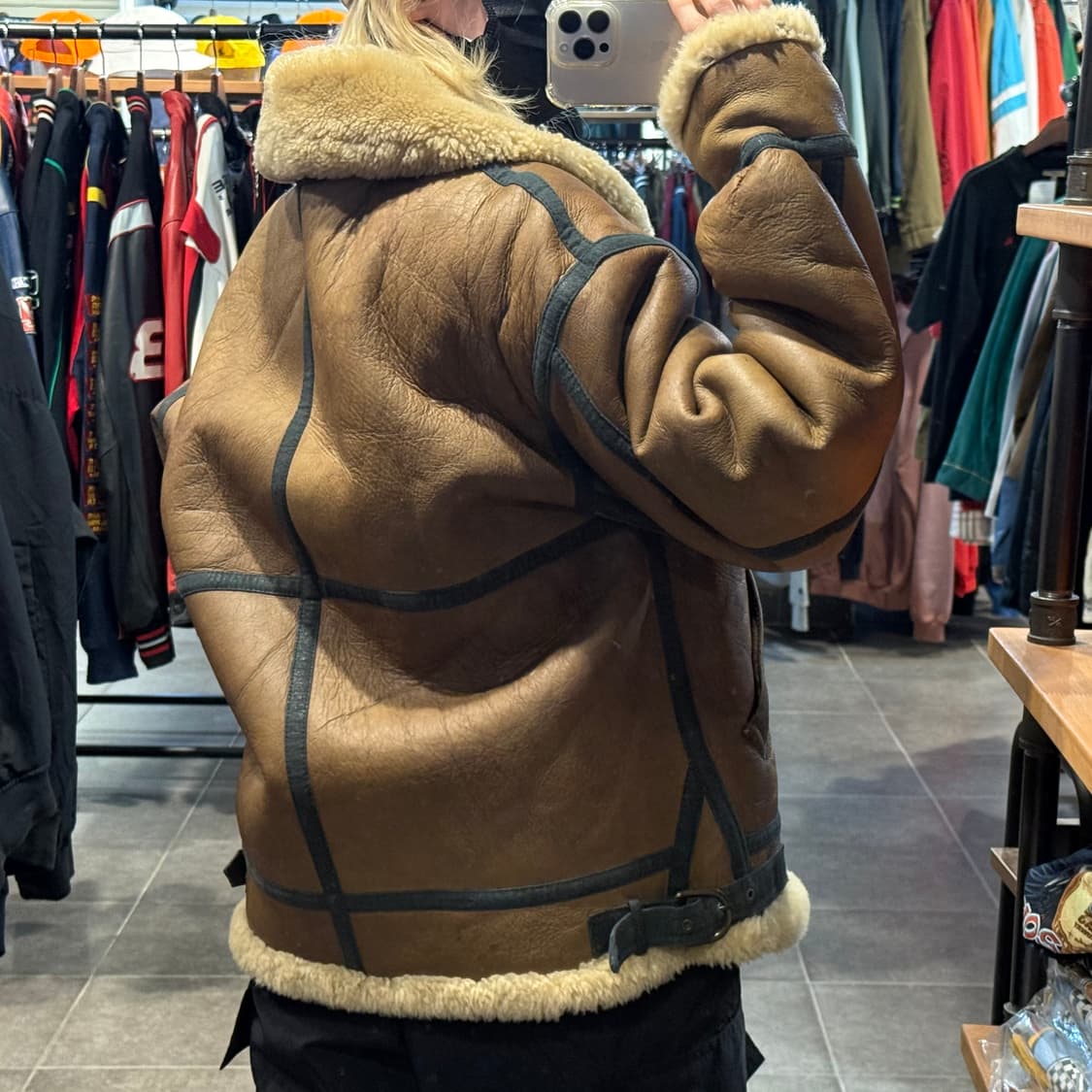 [NO.9] VTG B-3 양가죽 무스탕 상품이미지5