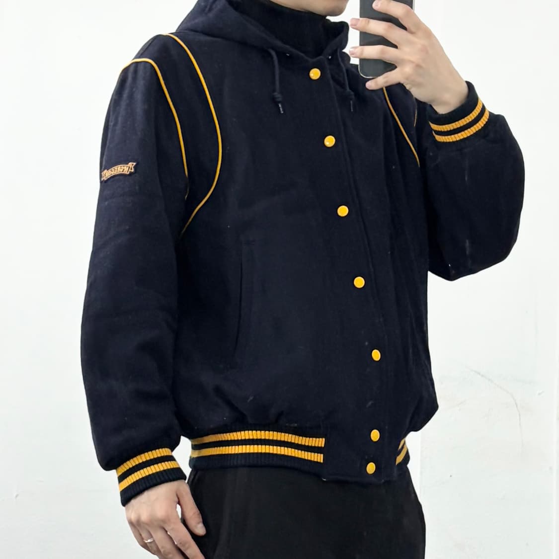 맥그리거 80s 후드 울 바시티 자켓 상품이미지2