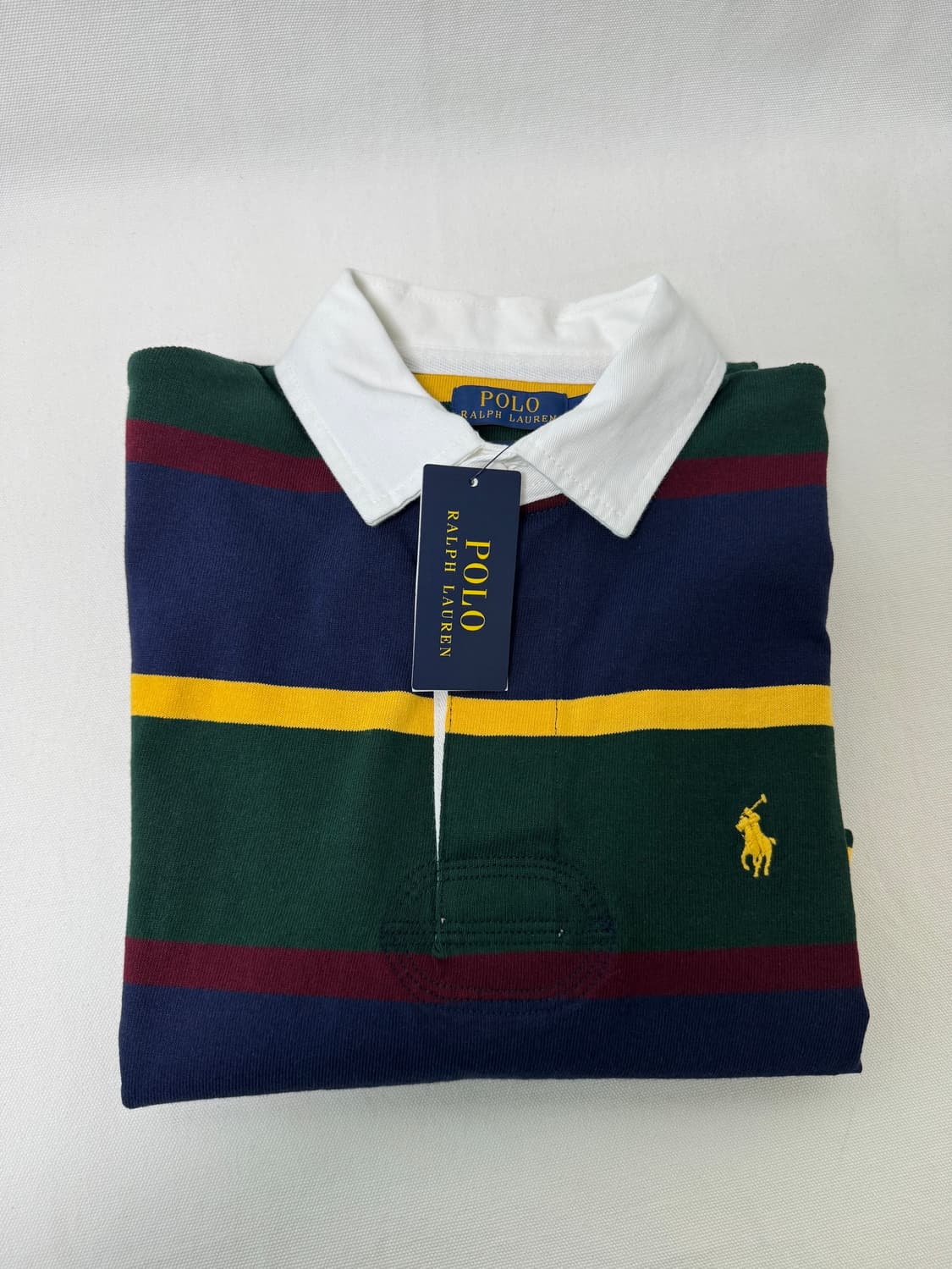 폴로 랄프로렌 멀티 스트라이프 럭비 셔츠 M 상품이미지8