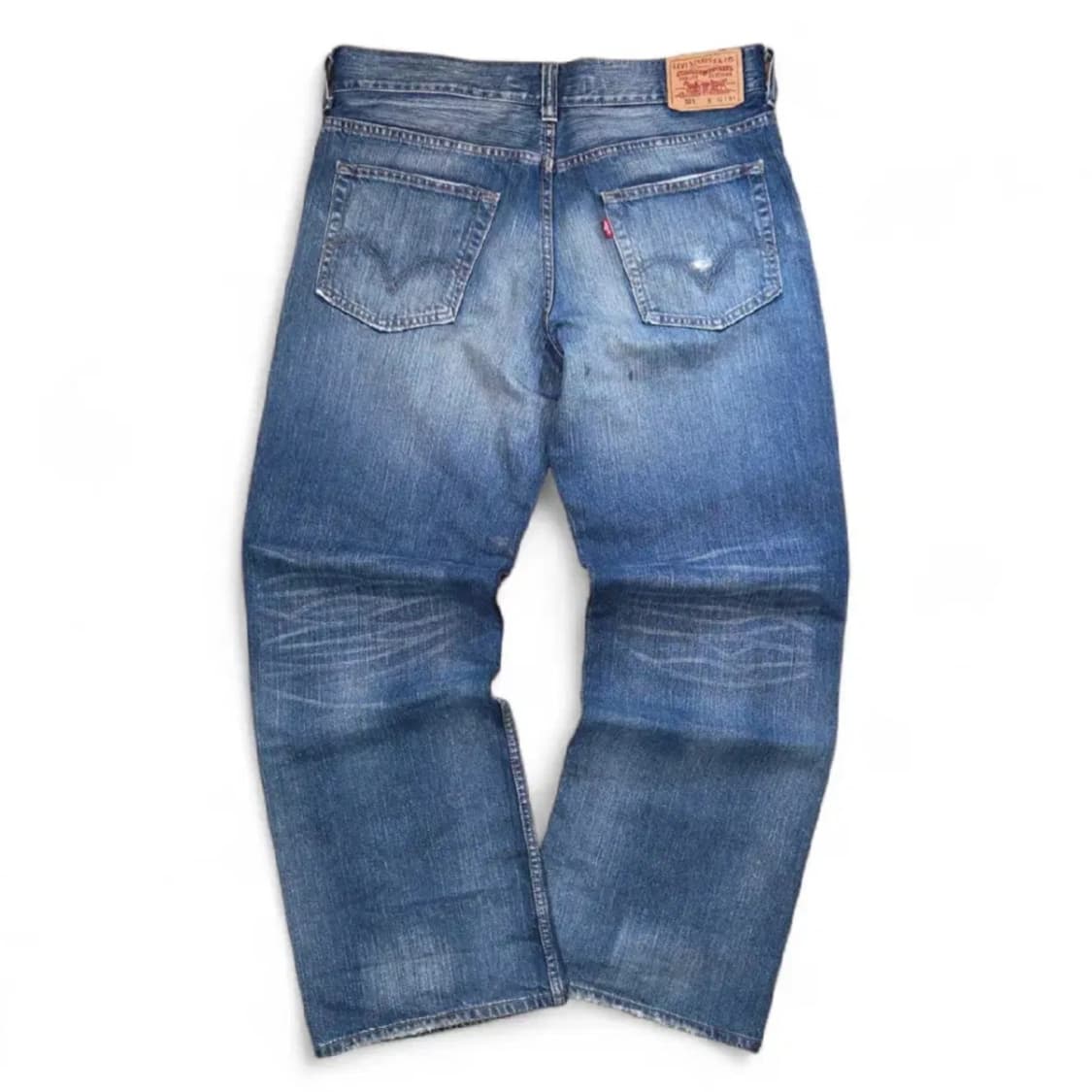 리바이스 521 빈티지 워싱 와이드 데님팬츠 상품이미지2