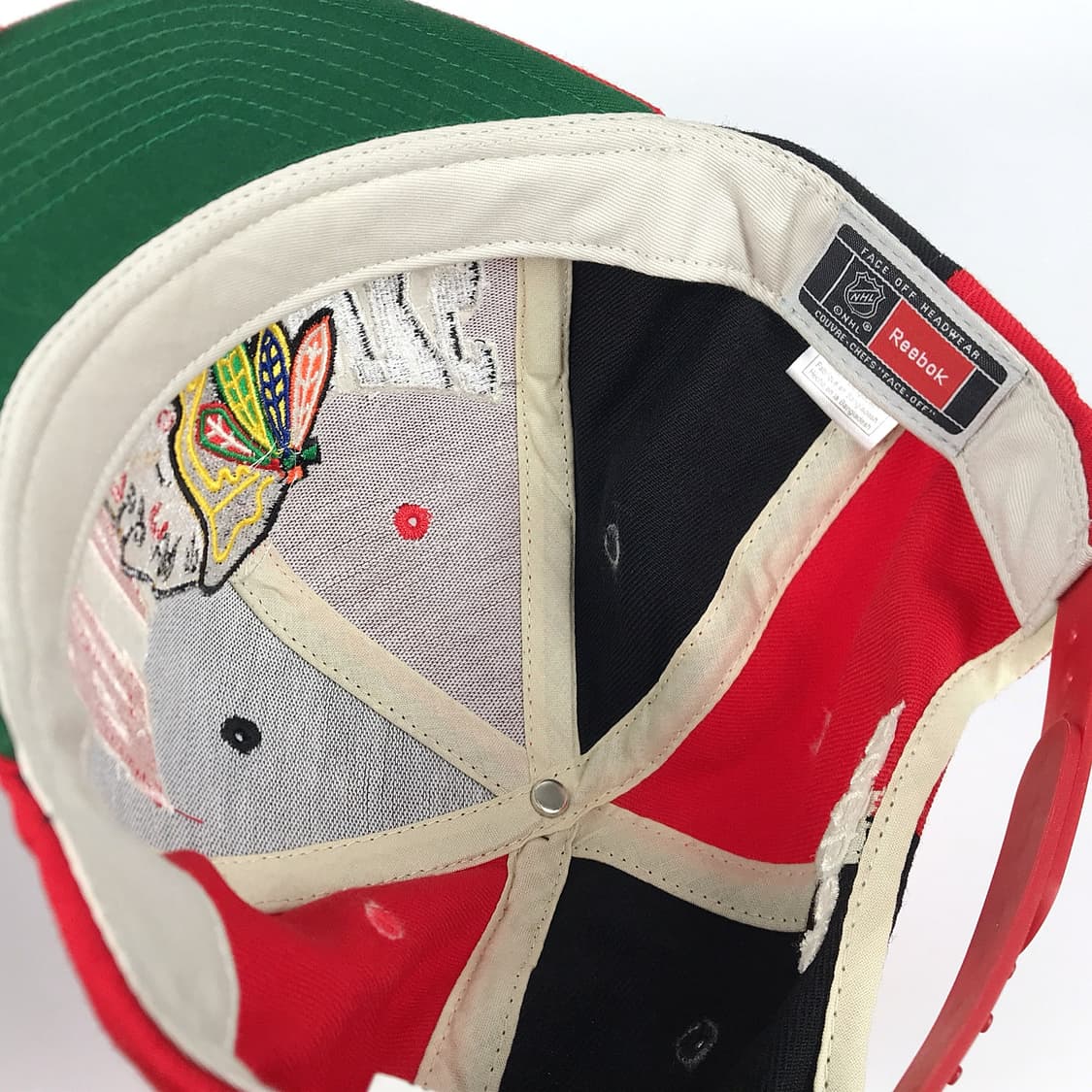 리복 Reebok 시카고 블랙호크스 스냅백 모자 상품이미지8