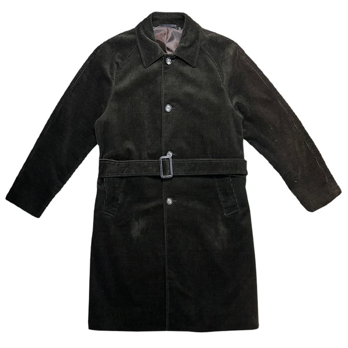 킨록 벨티드 코튜로이 코트 100 상품이미지1