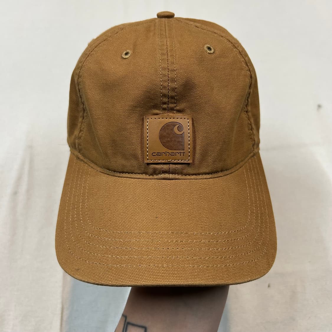 칼하트 워크웨어 볼캡 모자 브라운 정품 상품이미지2
