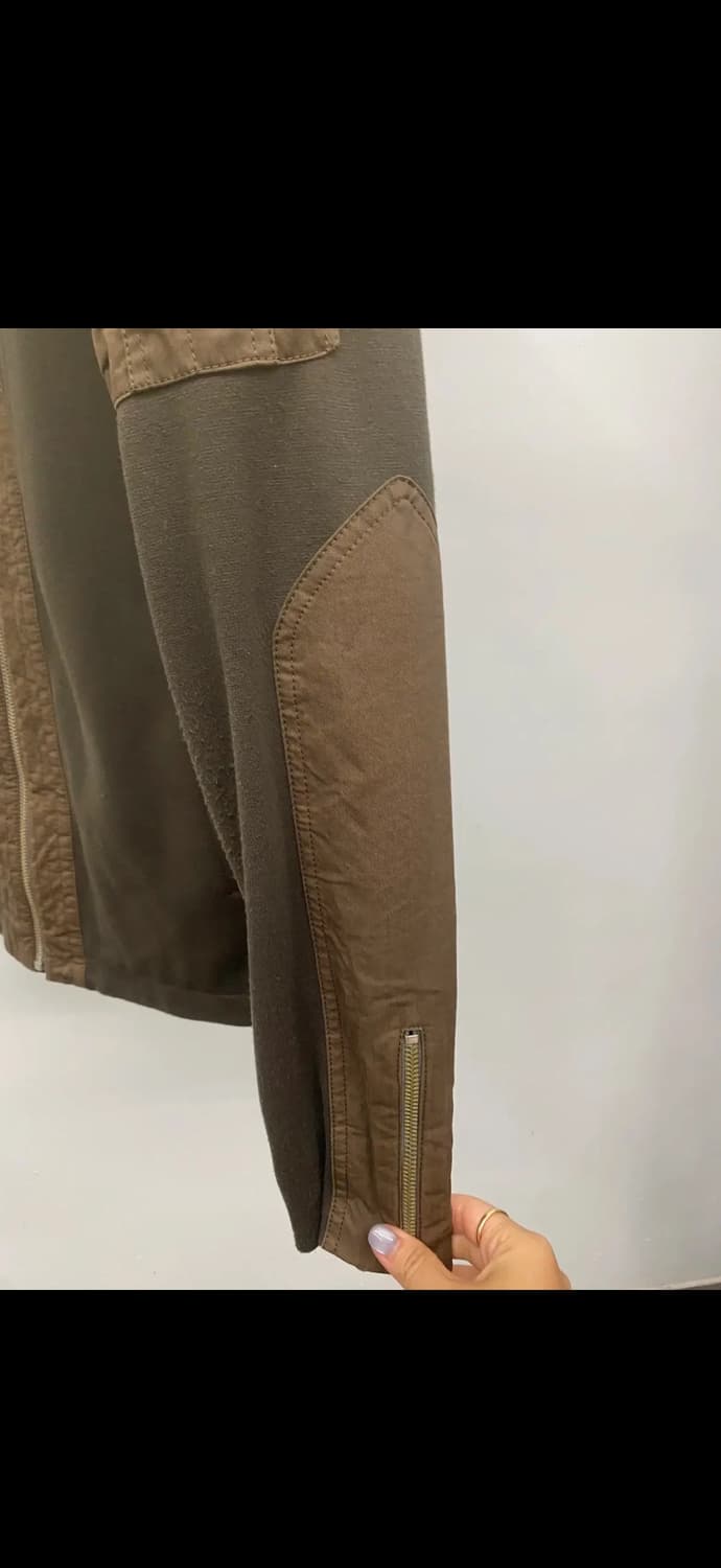 솔리드옴므 00s 하이넥 엘보 패치 집업 후드 후디 점퍼 상품이미지4