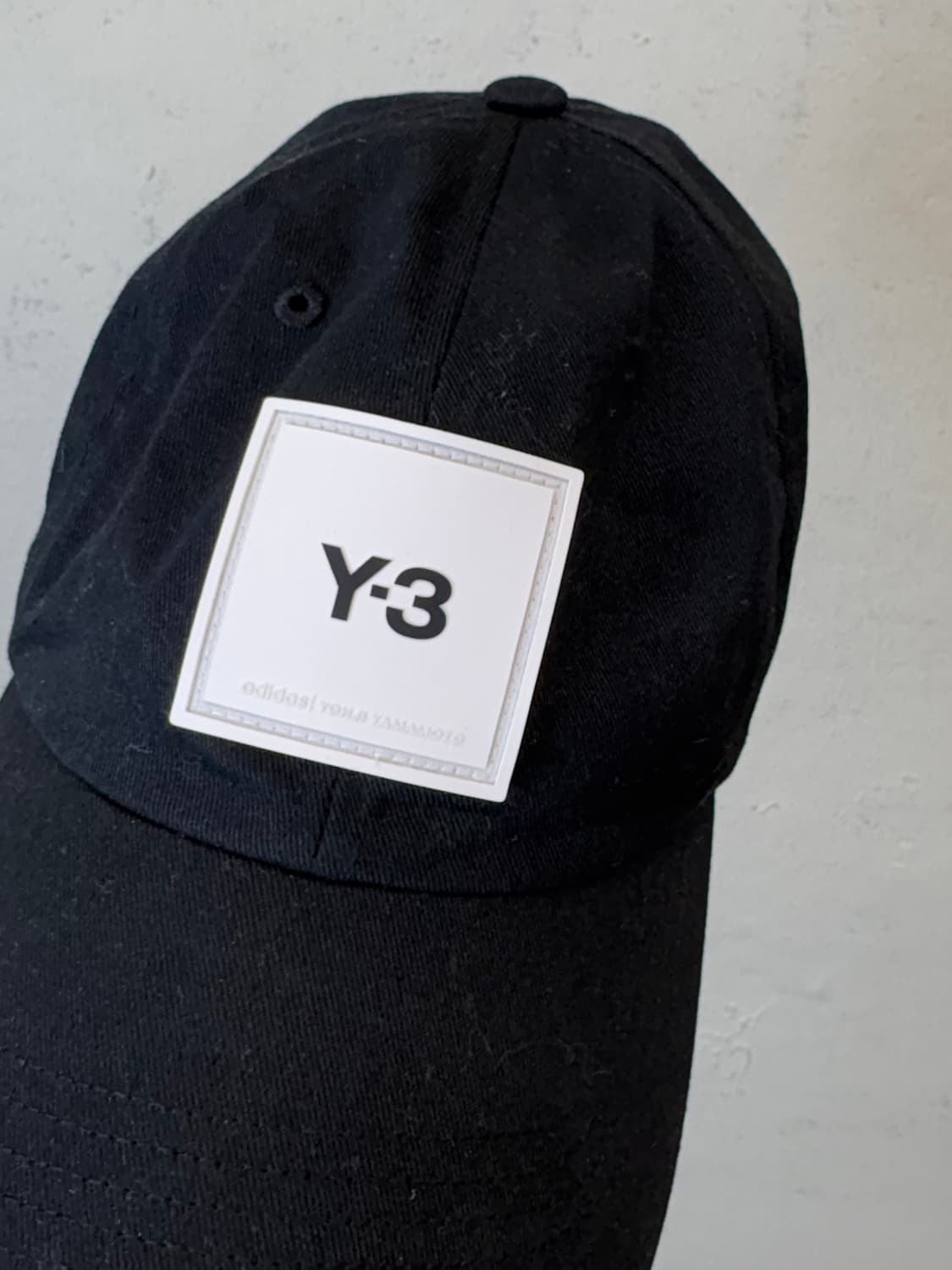 Y-3 아디다스 요지야마모토 스퀘어 라벨 볼캡 상품이미지2