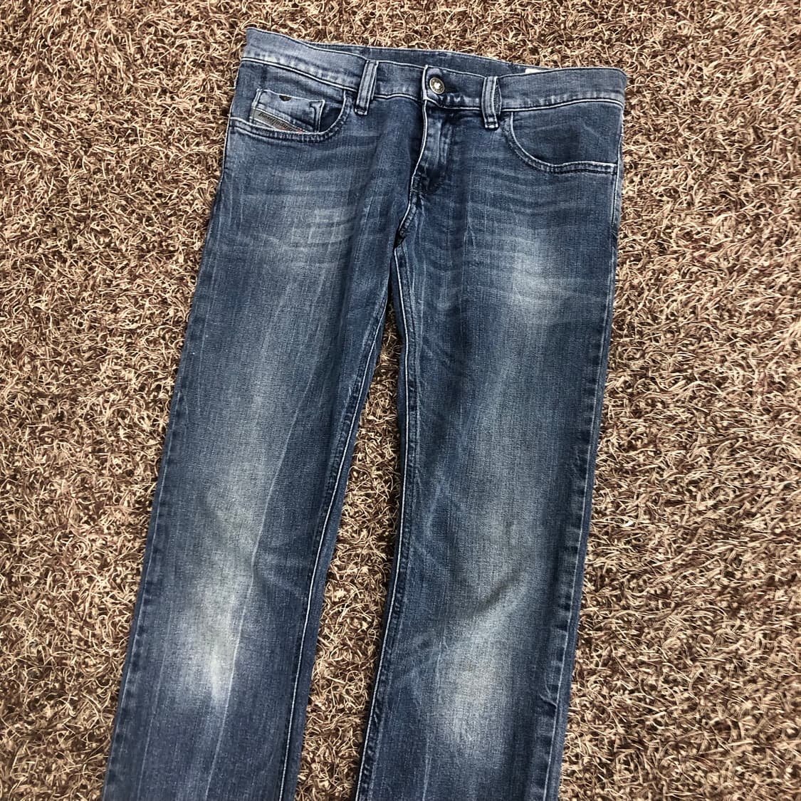 디젤 Livy 워싱 슬림핏 스니키진 데님 팬츠 상품이미지3