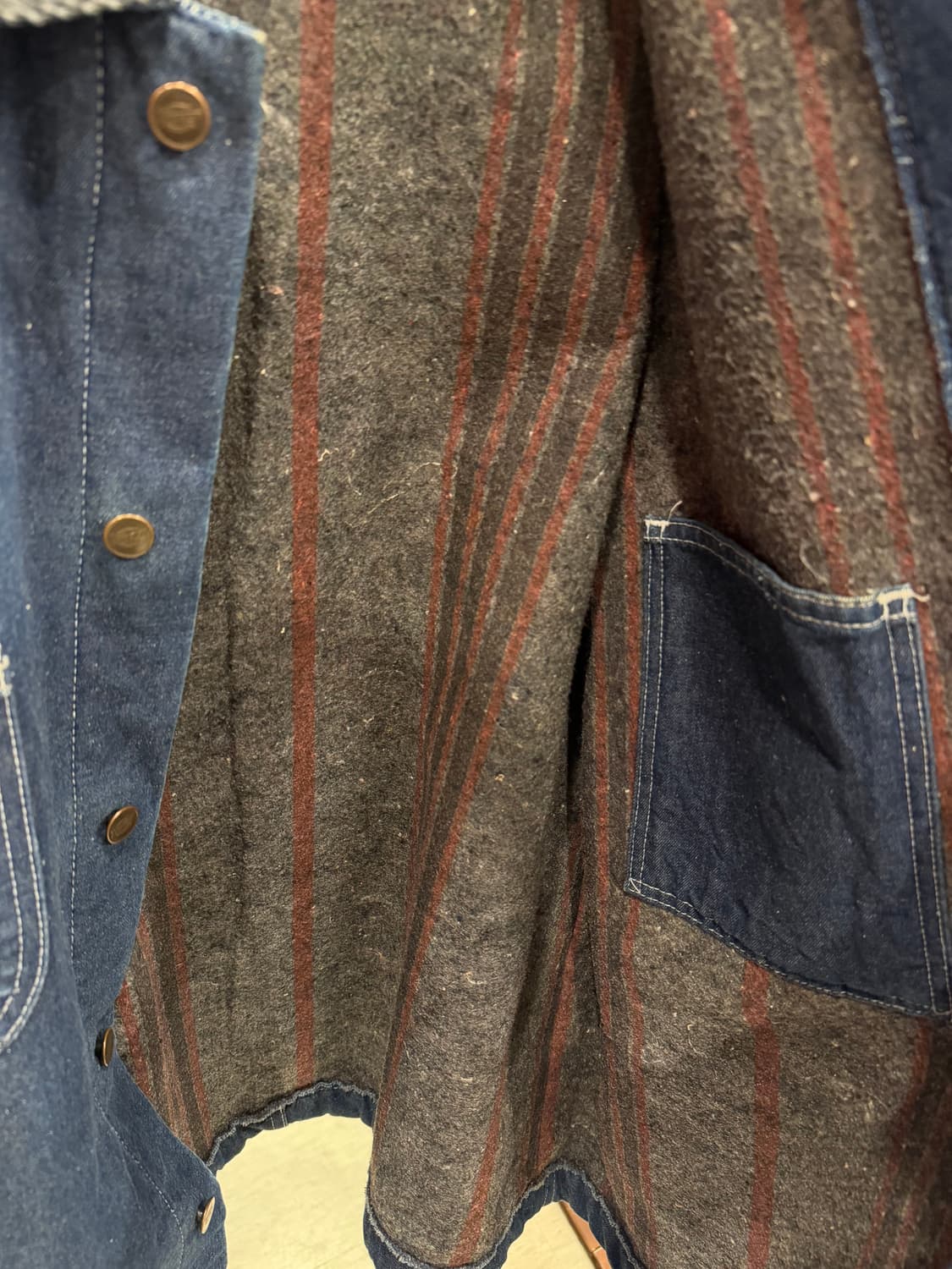 90s Dickies 디키즈 데님 초어 코트 워크 자켓 상품이미지5