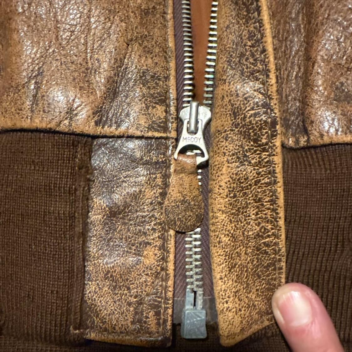 (40) 리얼맥코이 a-2 가죽자켓 상품이미지5