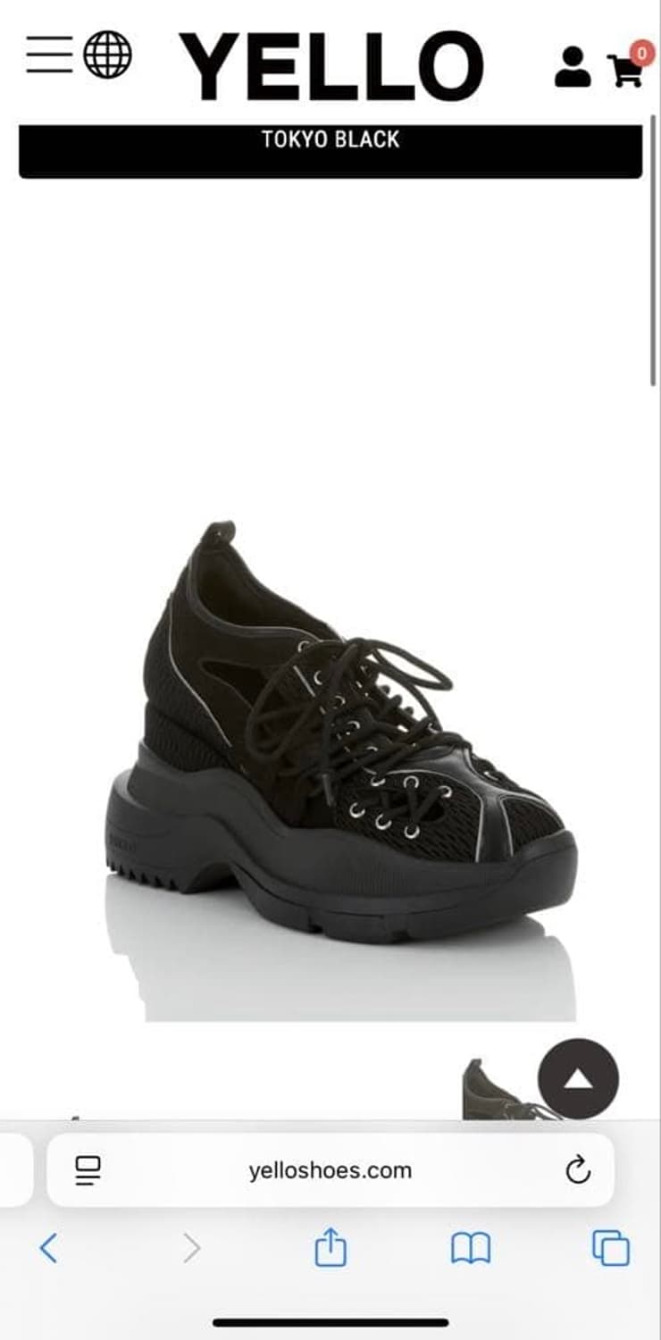 YELLO) 옐로 미드 힐 스니커즈 상품이미지1