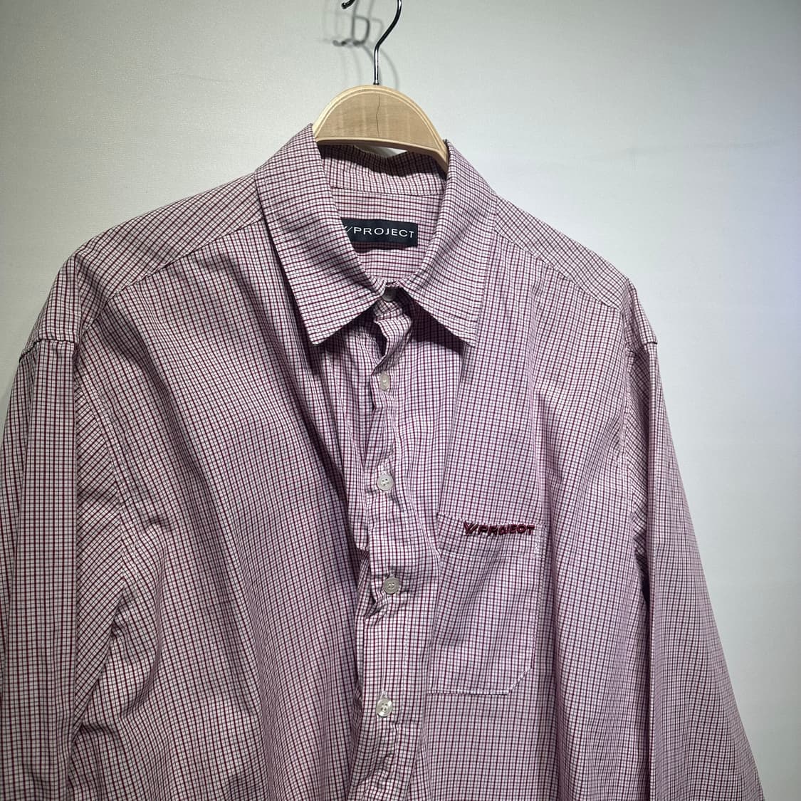 와이프로젝트 와이어 펑크 셔츠 판매합니다 상품이미지3