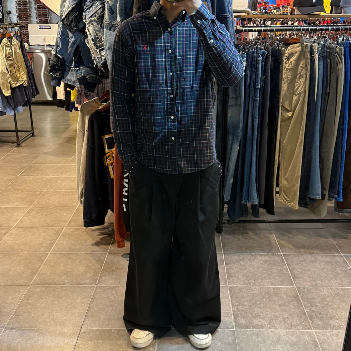 [NO.9] POLO 폴로 랄프로렌 타탄 체크 셔츠 상품이미지2