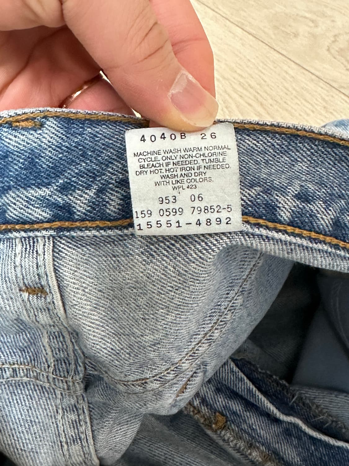 리바이스 빈티지 진 청바지 상품이미지6