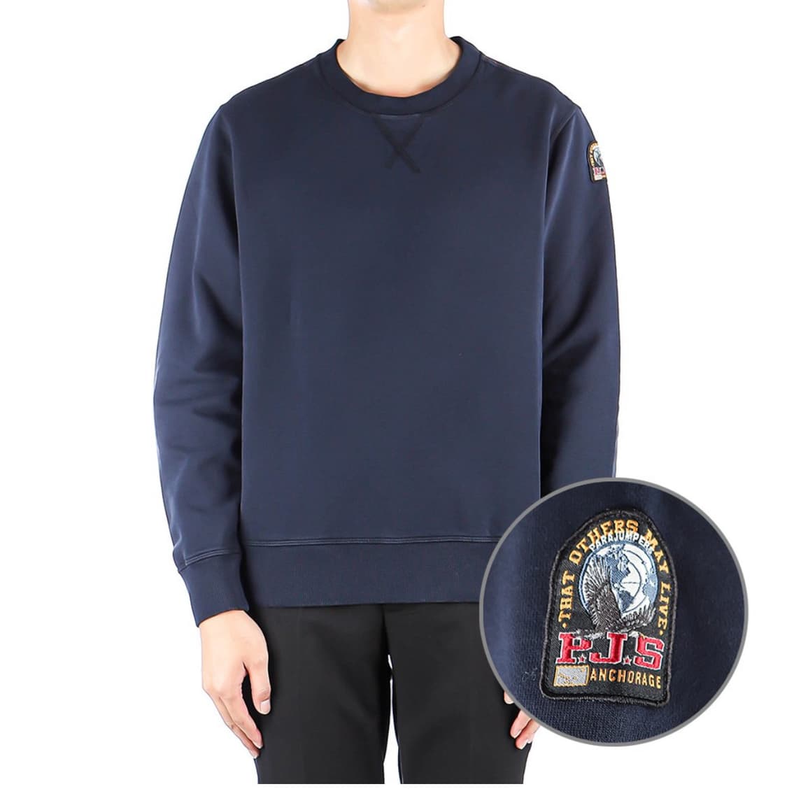 파라점퍼스 맨투맨 네이비 상품이미지2