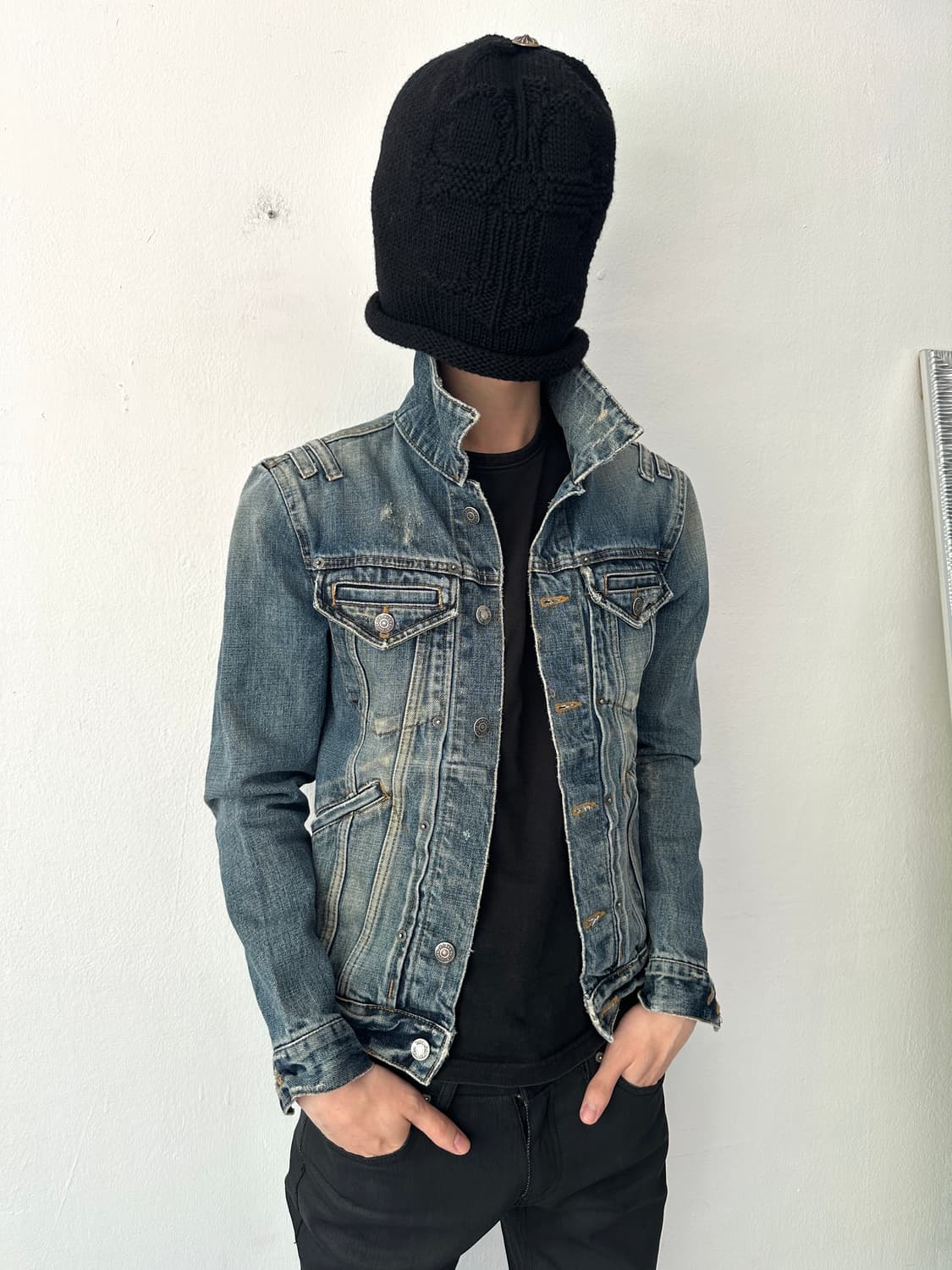 VTG 롤링스톤즈 디스트로이드 데님 자켓 상품이미지2