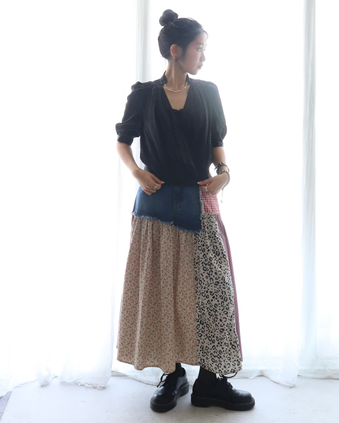 [Hysteric Glamour] Black Star Blouse 상품이미지7