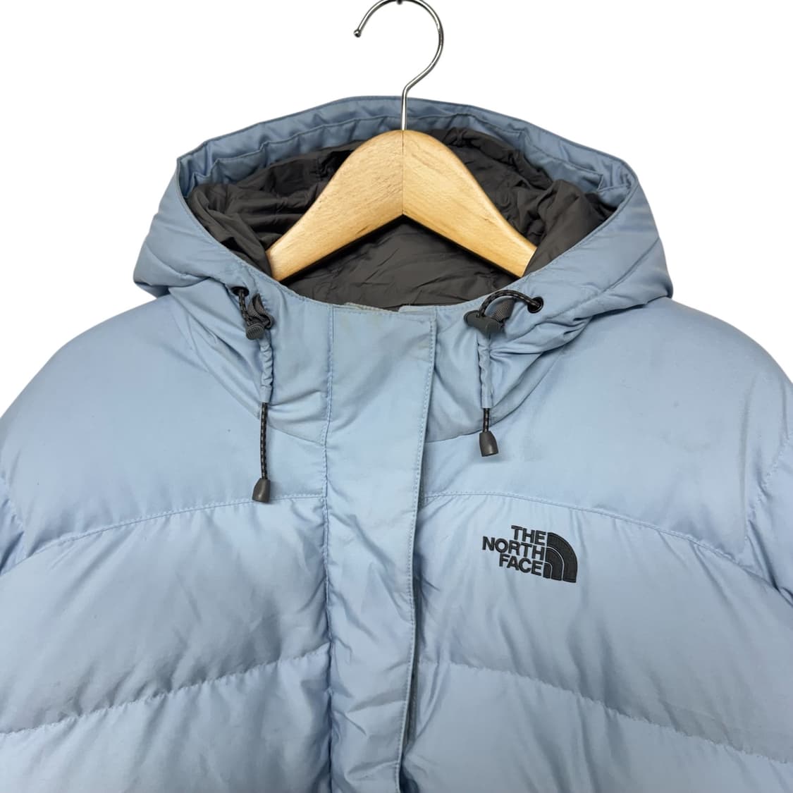 노스페이스 550 필파워 구스다운 후드 숏패딩 상품이미지2