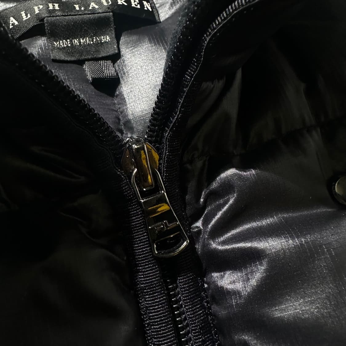 랄프로렌 블랙라벨 구스다운 셔링 숏패딩 상품이미지5