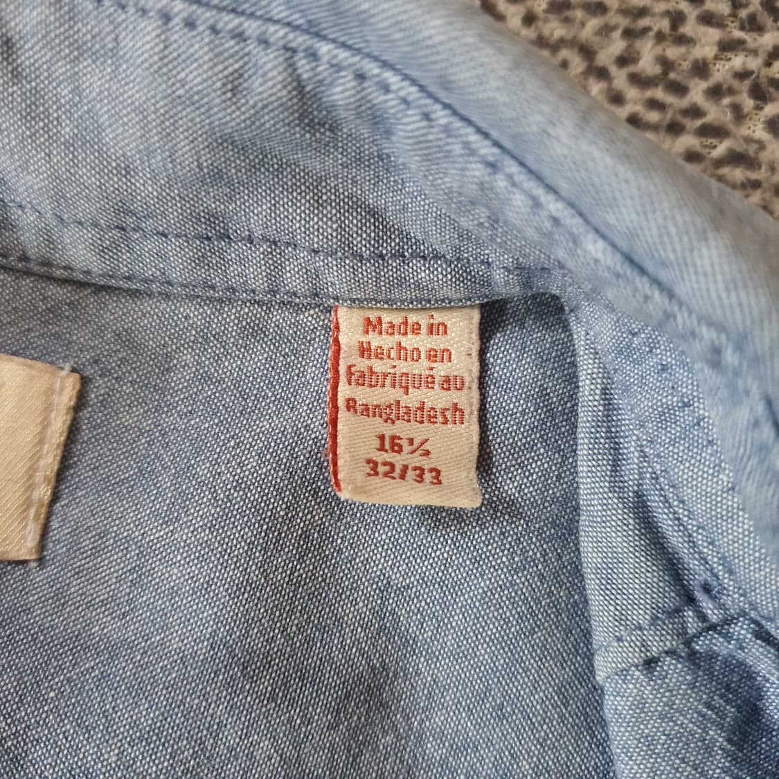 미국 수입 먼싱웨어 샴브레이 셔츠  no.53 상품이미지5