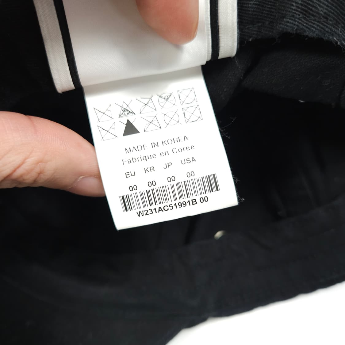 우영미 볼캡 블랙 상품이미지5