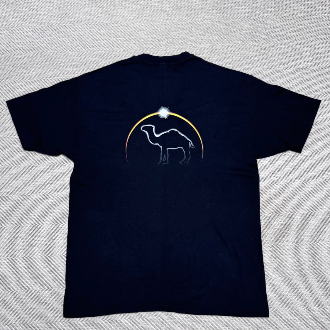 (XL) 9Os 빈티지 카멜 프로모 이클립스 포켓 티셔츠 상품이미지1