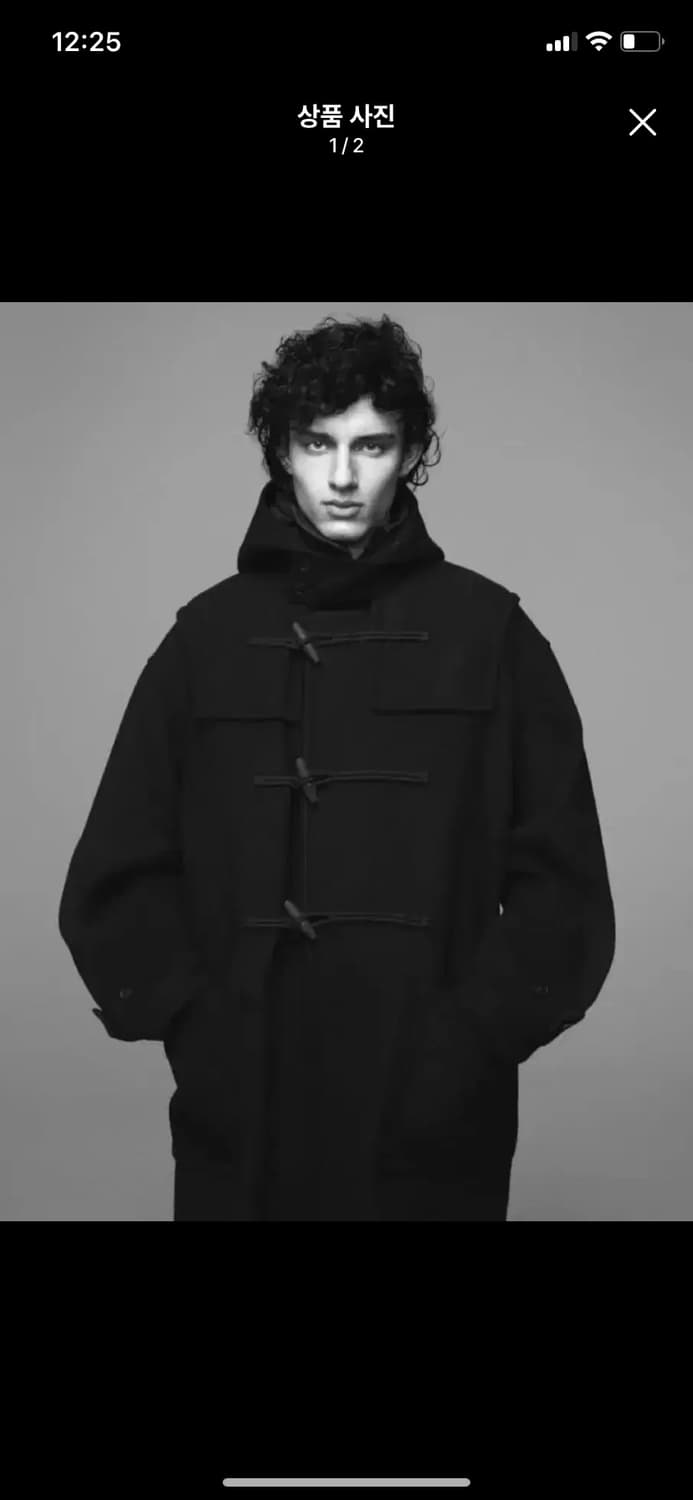 유니클로 +j 더플코트 L 블랙 상품이미지1