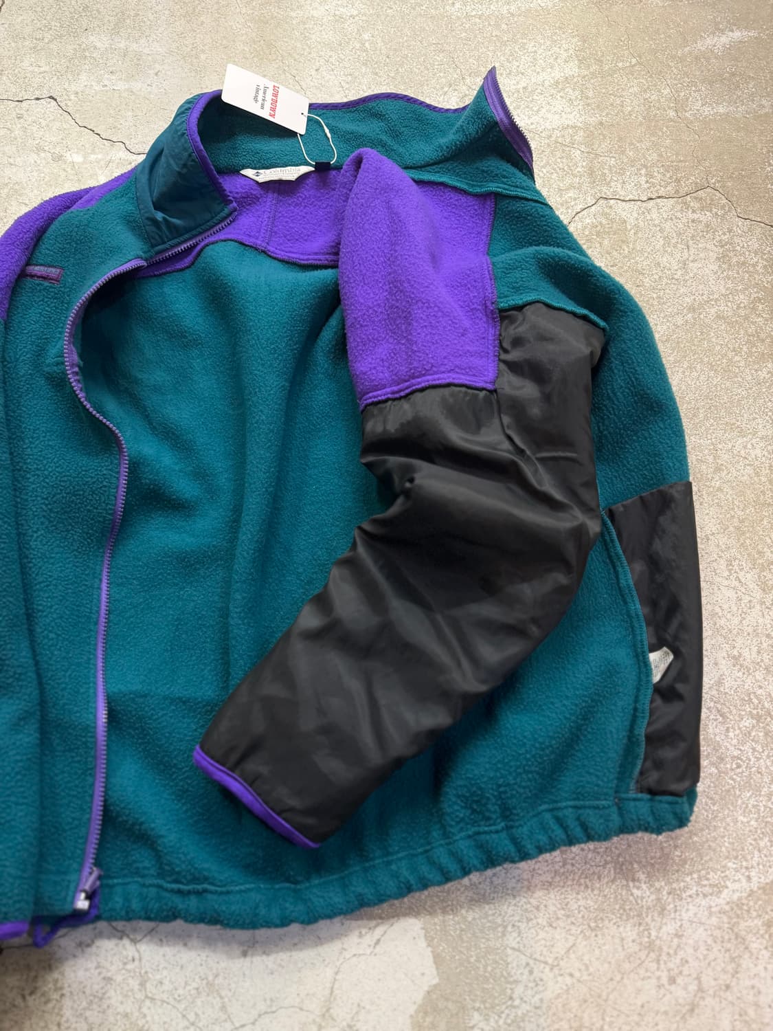 90s 컬럼비아 헤비웨이트 플리스 집업자켓 상품이미지8