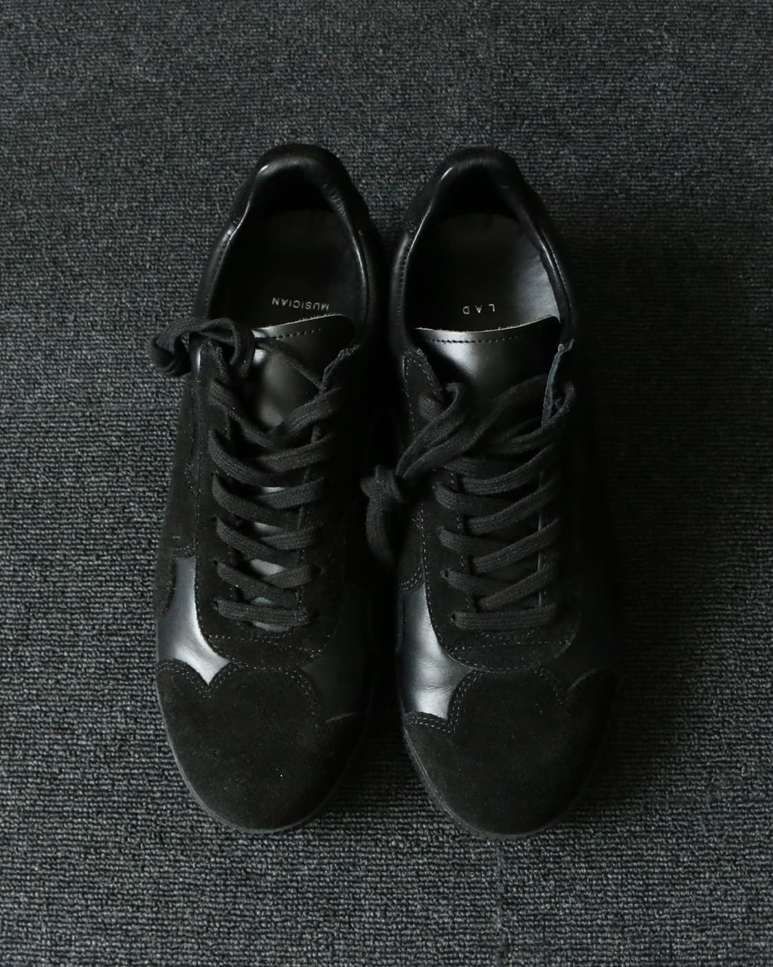 라드 뮤지션 블랙 레더 스니커즈 상품이미지4