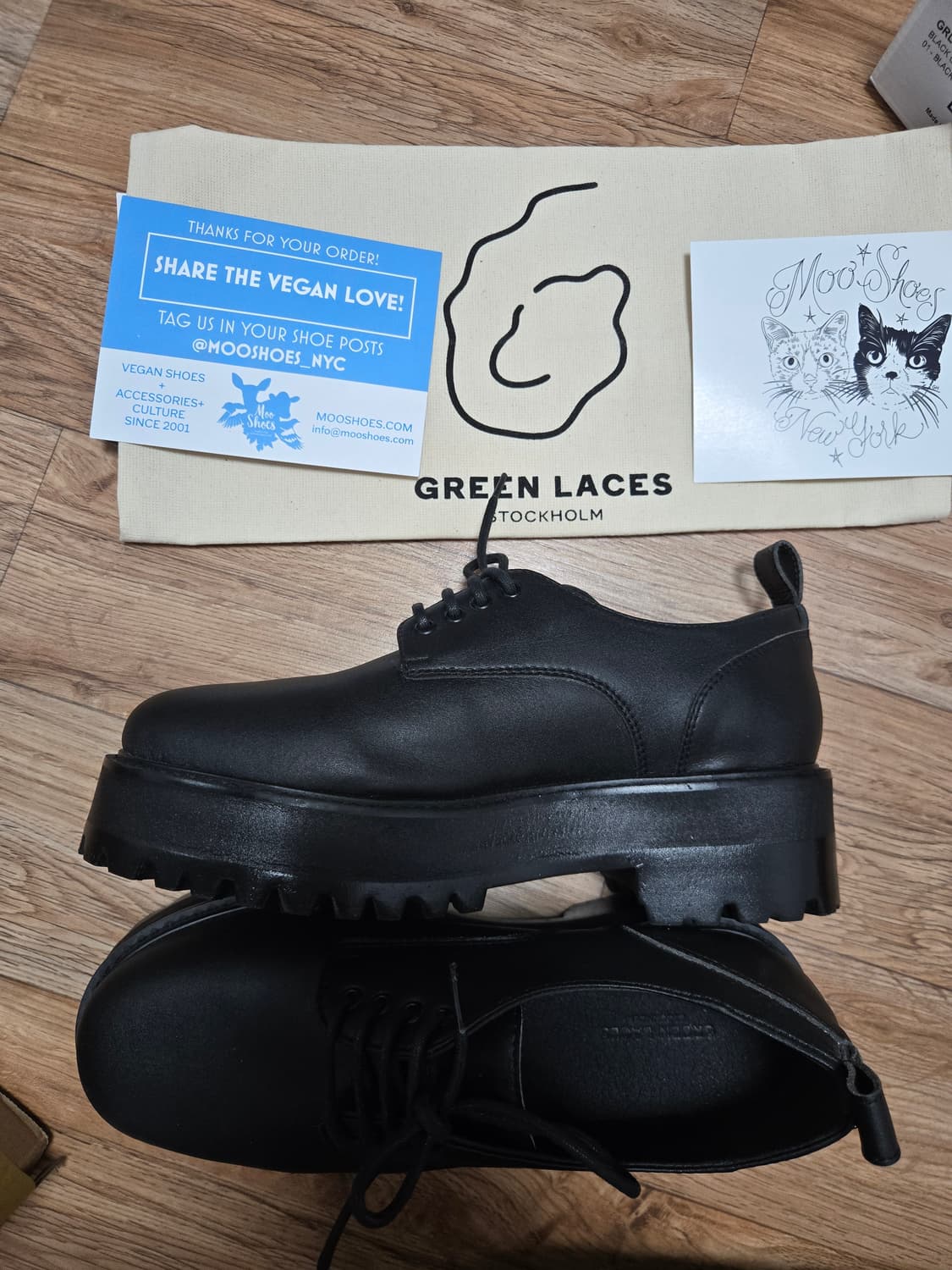 Green laces 그린레이스 비건 청키더비슈즈 40 상품이미지1