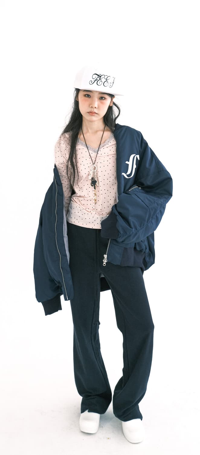 샵페어리 패치 봄버 패디드 자켓 컬러 교환! 상품이미지2