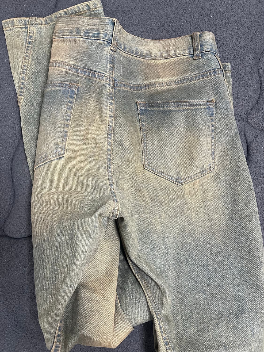 [3] 넥스트도어립스 트위스티드 코팅진 데님 청바지 상품이미지5