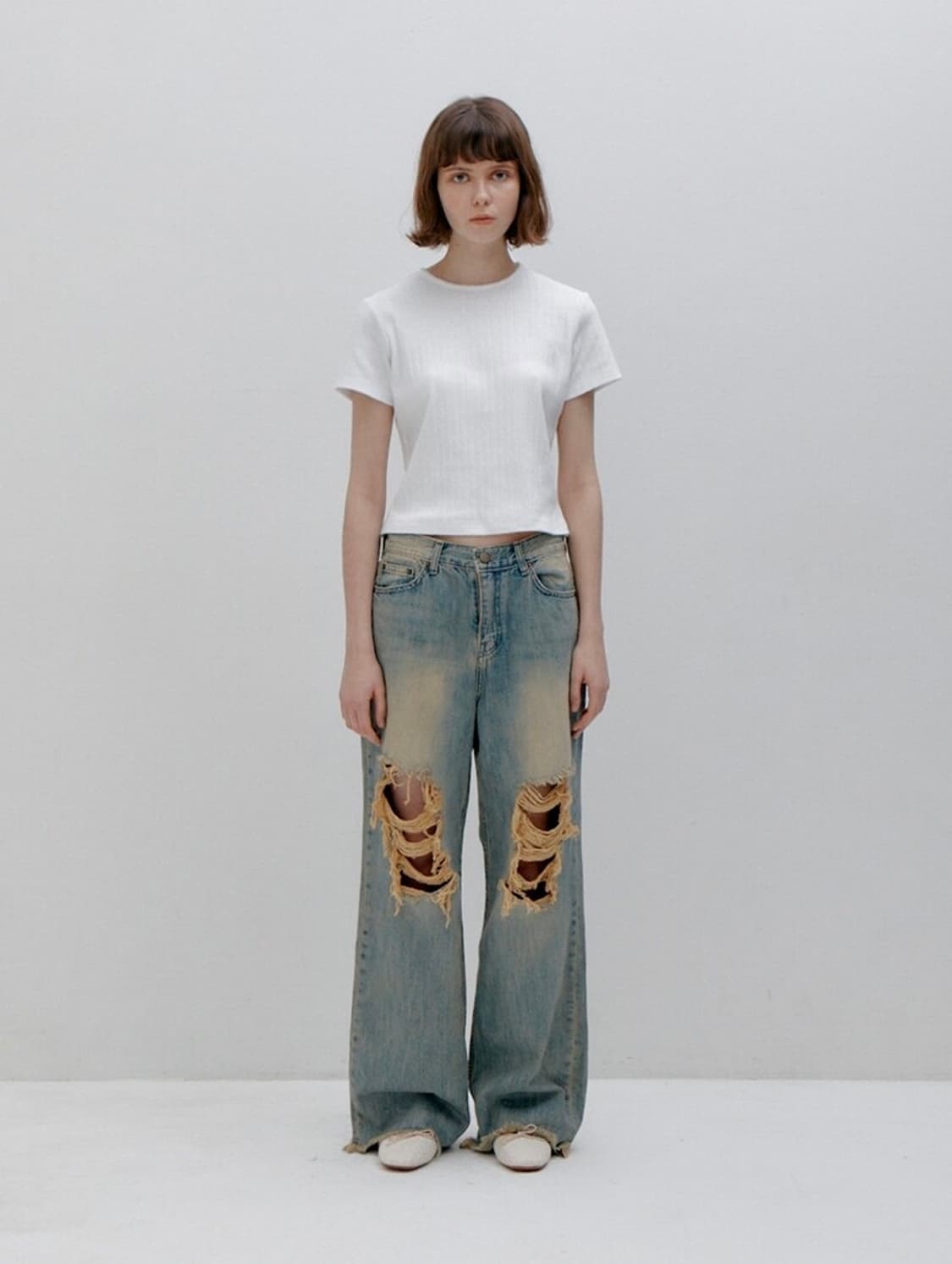 (m) 카티지하우스 데님팬츠 상품이미지1