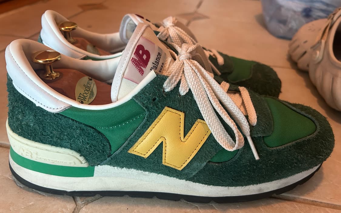 뉴발란스 990v1 Made in USA Green Gold 상품이미지2