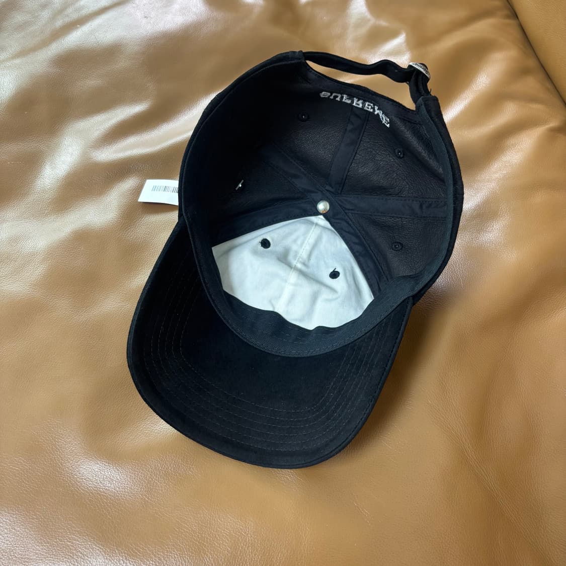 슈프림 6패널 볼캡 모자 파리 스웨이드 블랙 상품이미지6