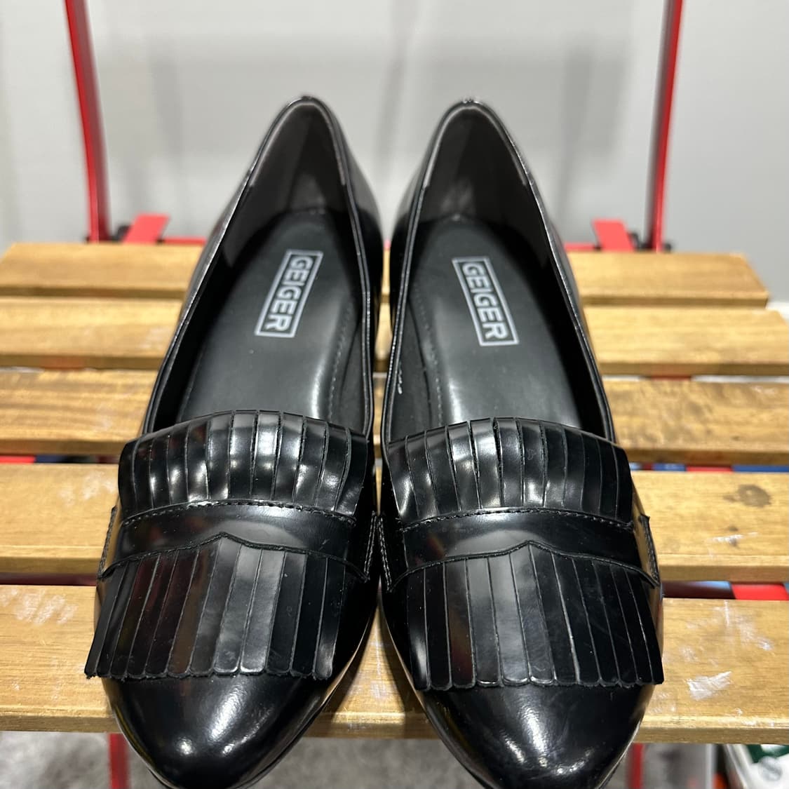 235) 가이거 구두 여성 여자 구두 블랙 테슬 구두 상품이미지3