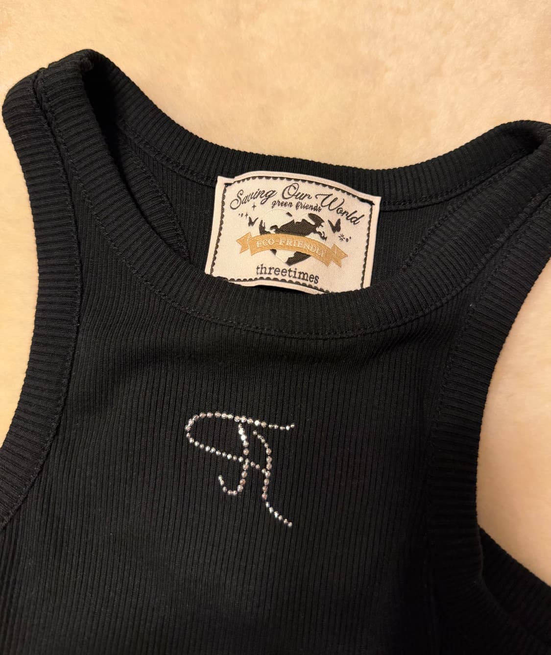 쓰리타임즈 jewel tank top s (새상품) 상품이미지4