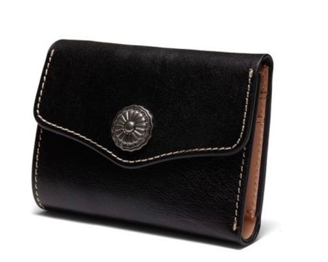 OGARP Concho Cow Leather Wallet Black 상품이미지1