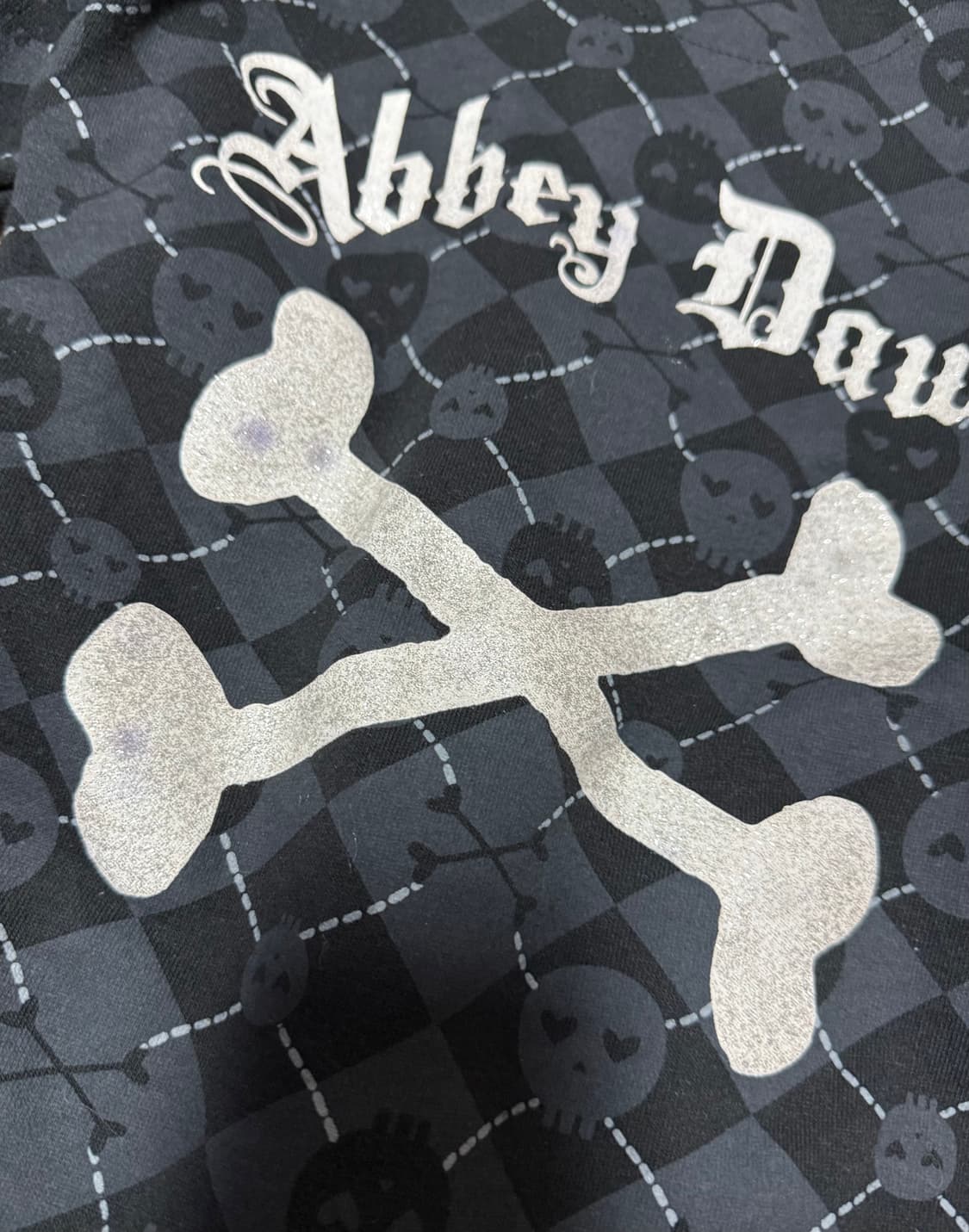 abbey dawn 블랙 악마뿔 후드집업 상품이미지3