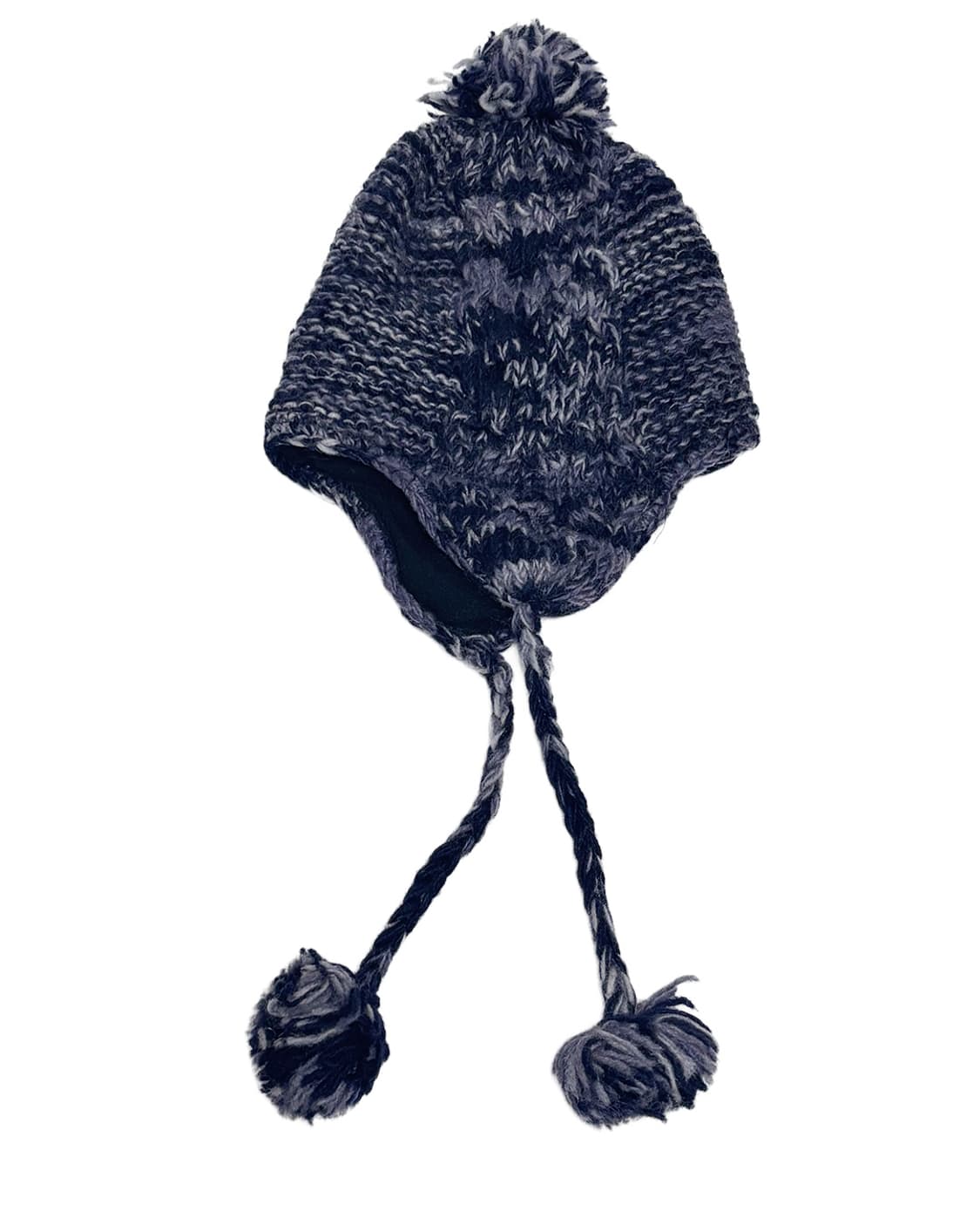 네팔 네이비 보카시 이어플랩 비니 상품이미지1