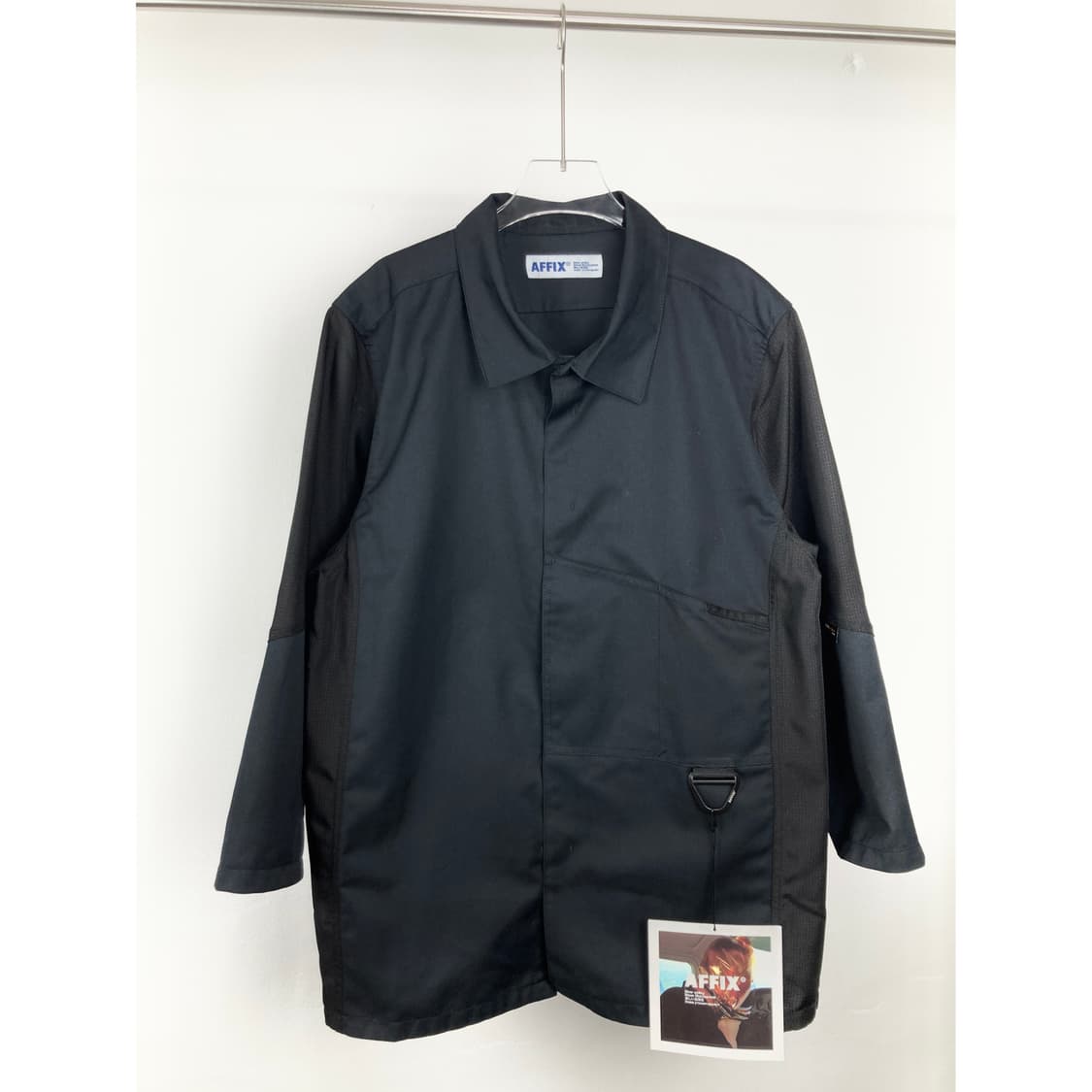 아픽스 aw20 듀오톤 워크 셔츠 상품이미지1