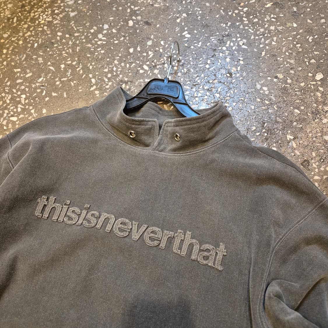 M 디스이즈네버댓 피그먼트워싱 오버핏 맨투맨  상품이미지6