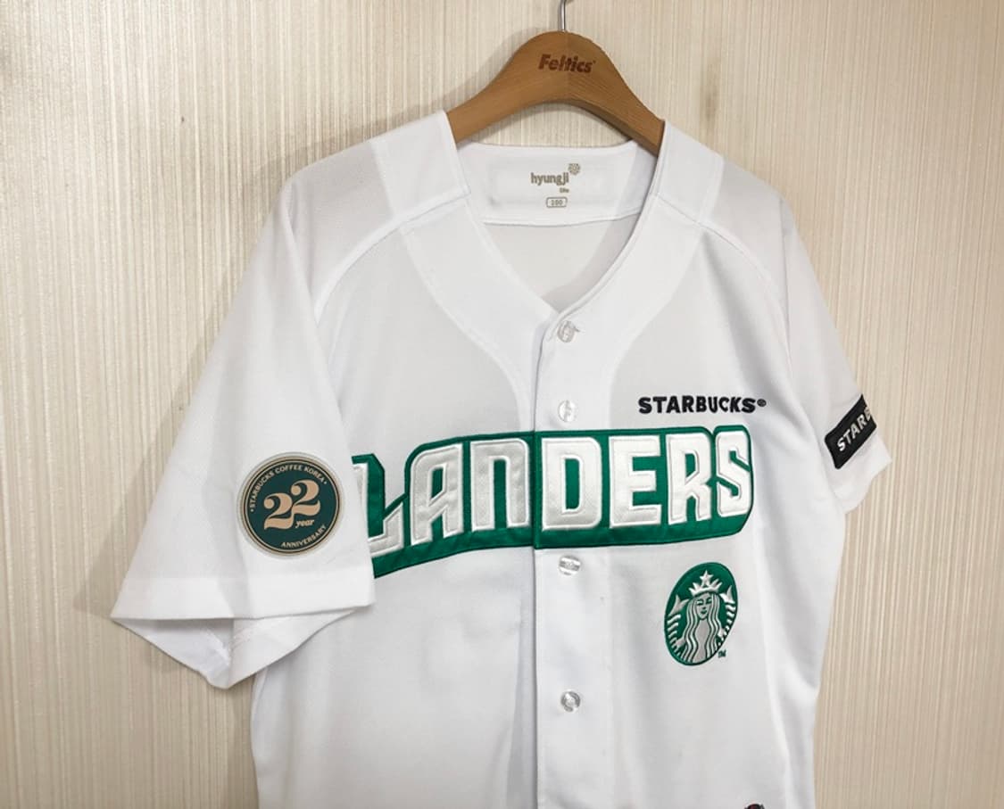 KBO SSG랜더스X스타벅스22주년 한정유니폼/져지 100 상품이미지5