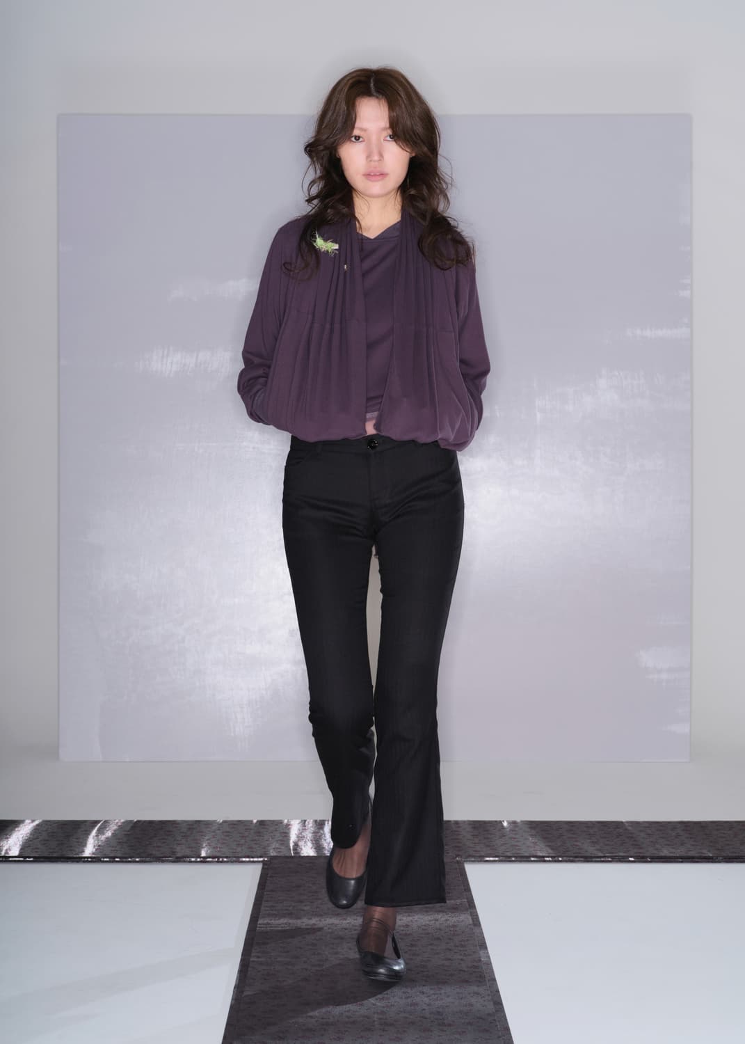 Chiyagi 키야기 Stripe Herringbone Pants  상품이미지2