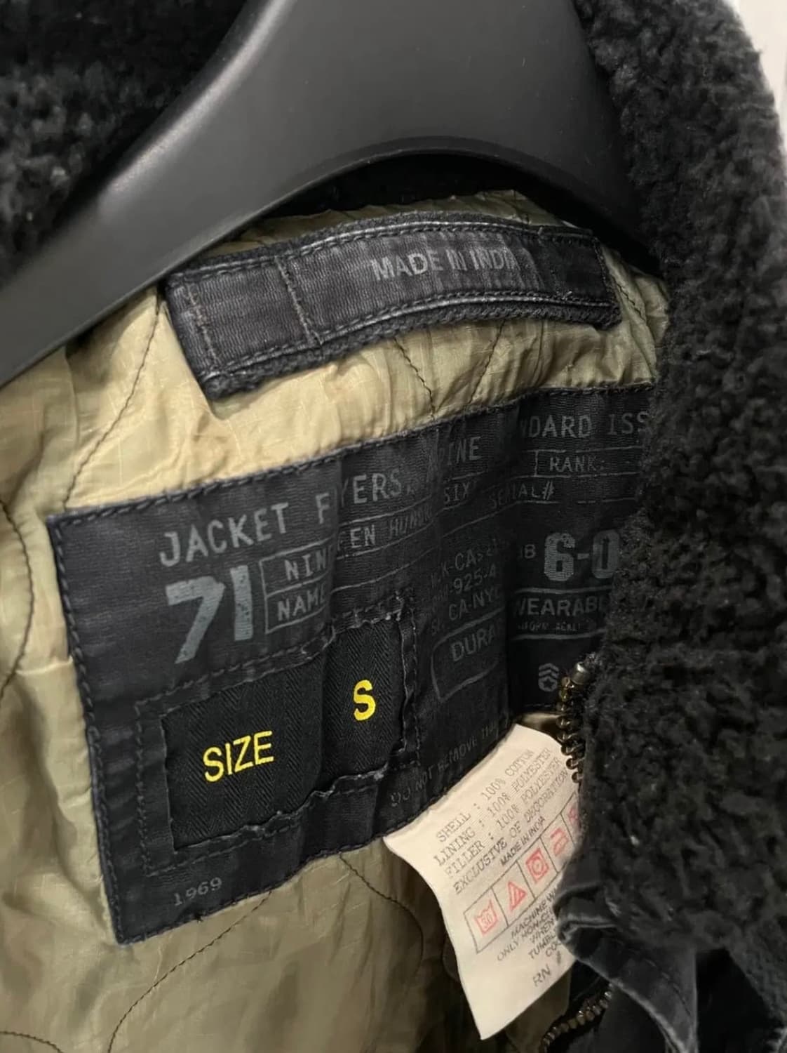 Gap 갭 플라이어 알파인 빈티지워싱 야상 필드 자켓 블랙 상품이미지4