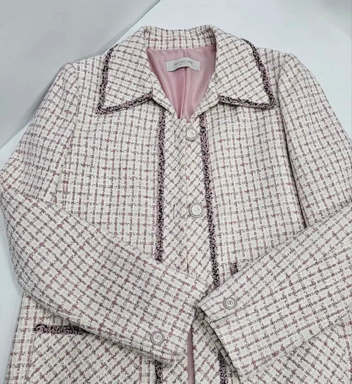 Kenneth lady 20FW 케네스레이디 트위드 코트 / 여 66
 상품이미지4