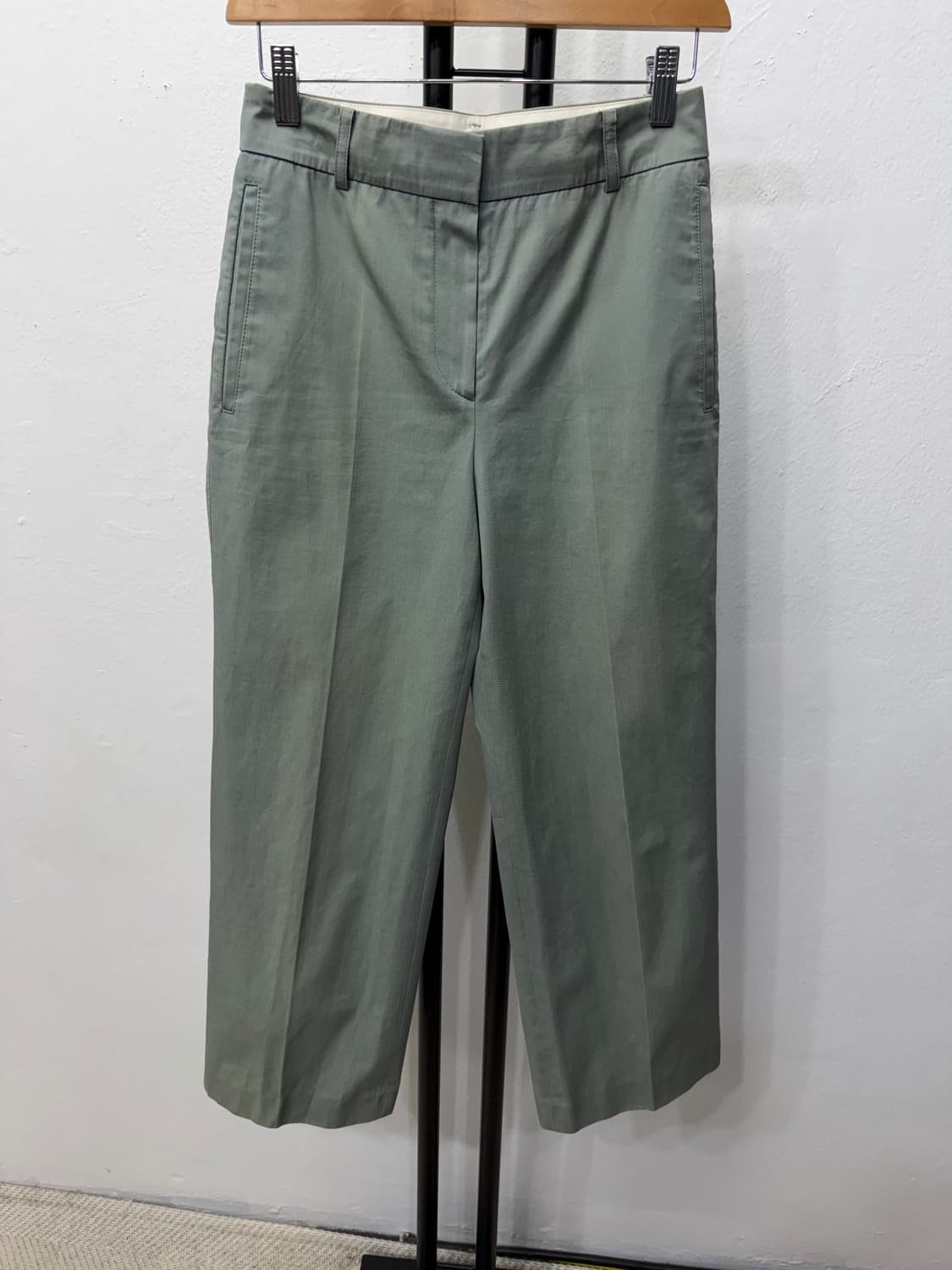  정품) 더캐시미어 한섬 여성 와이드 슬랙스 바지 61(26) 상품이미지1